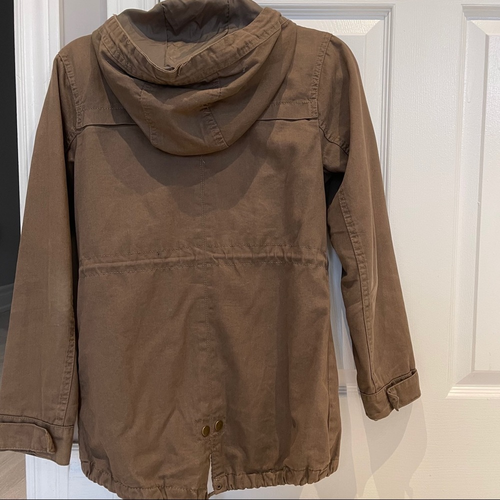 Army Green Fall Utility Jacket - Picture 5 of 10